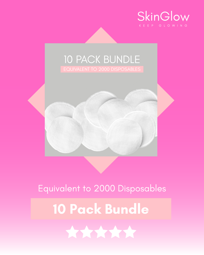 10x Bamboo Make Up Removal Pads