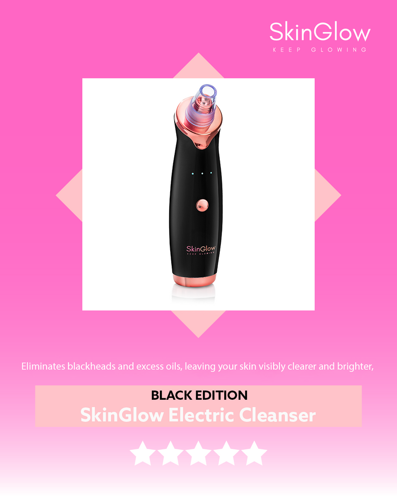 SkinGlow Midnight Edition Electric Cleanser - No More Blackheads