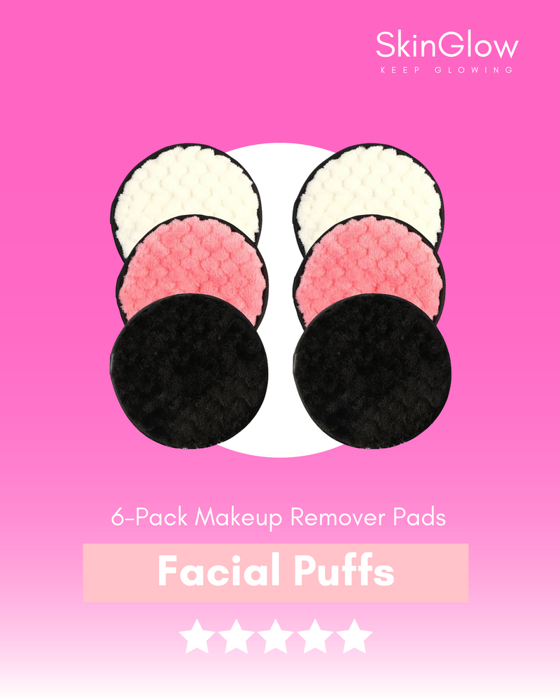 6 Pack Make Up Remover Puffs